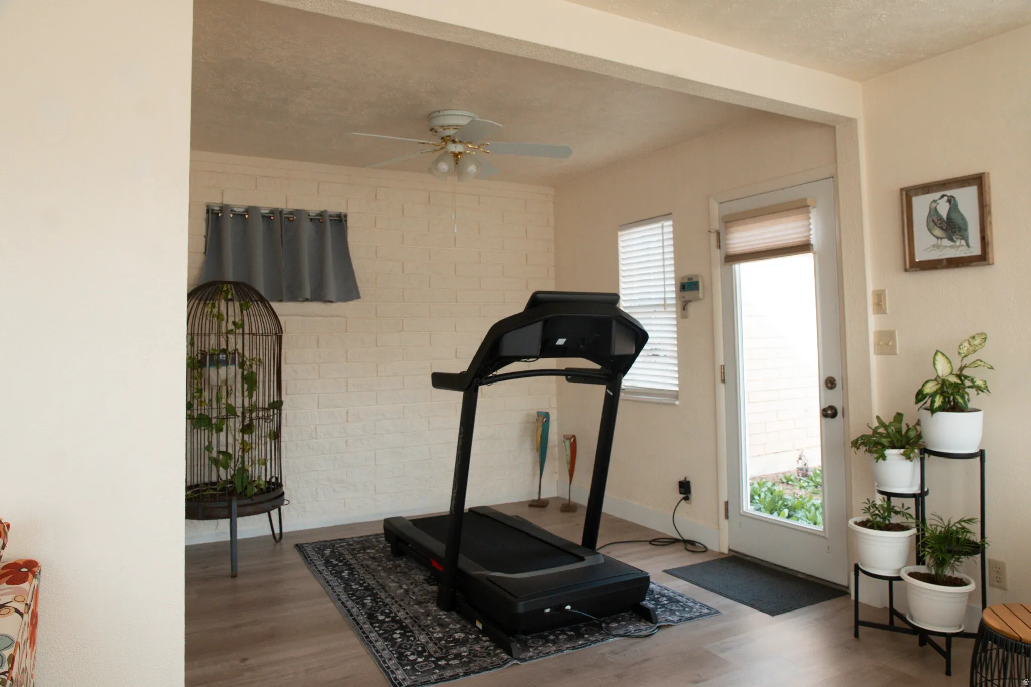 Living area featuring abundant light