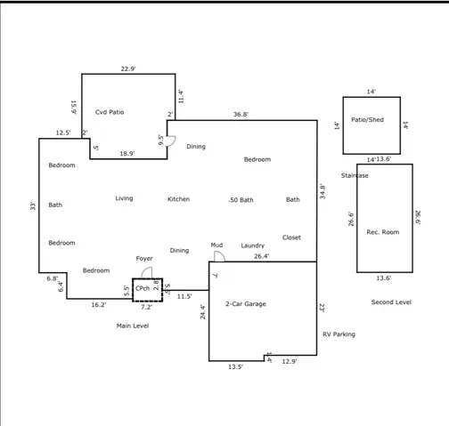 View of room layout