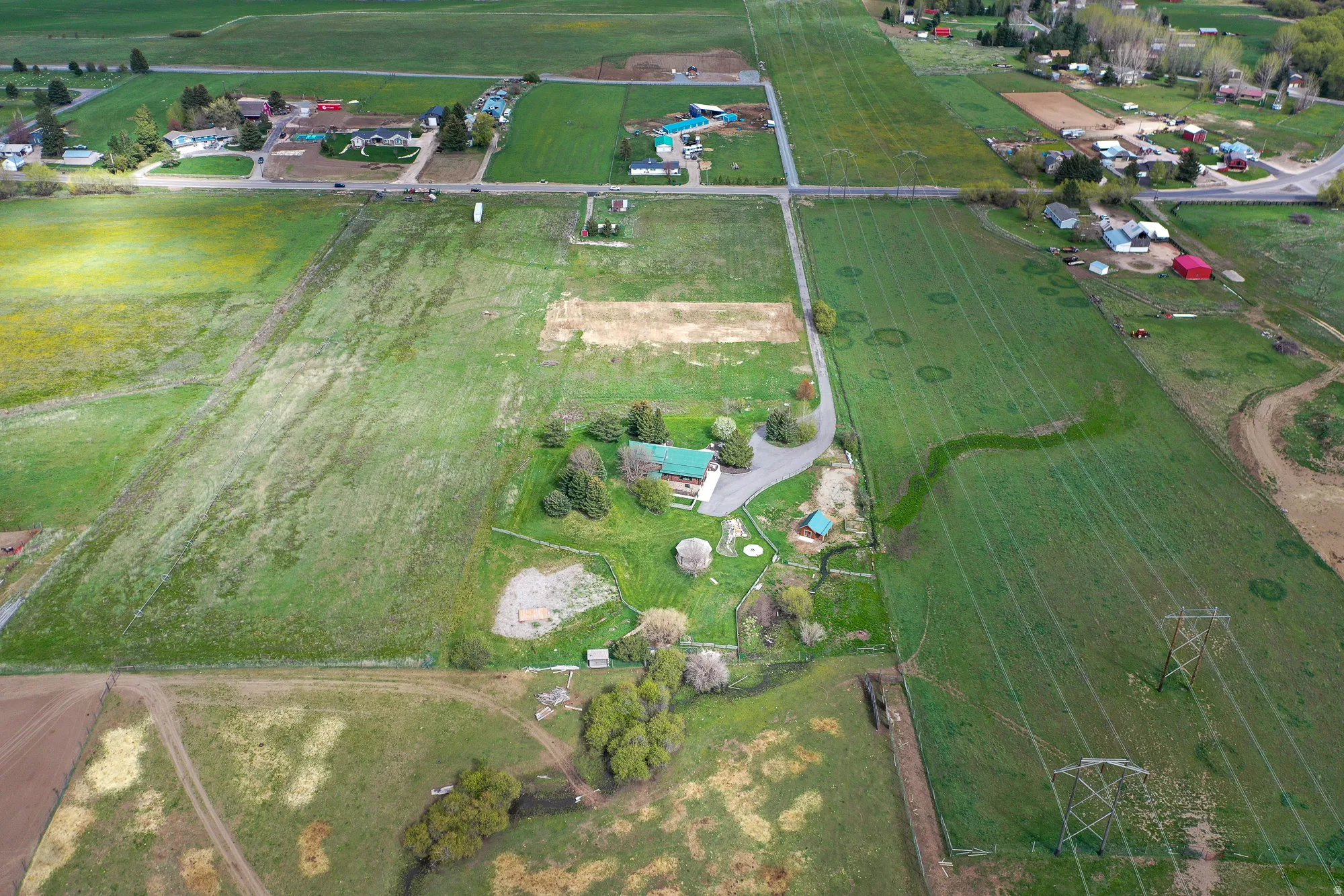 View of property location with rural landscape and extensive farmland