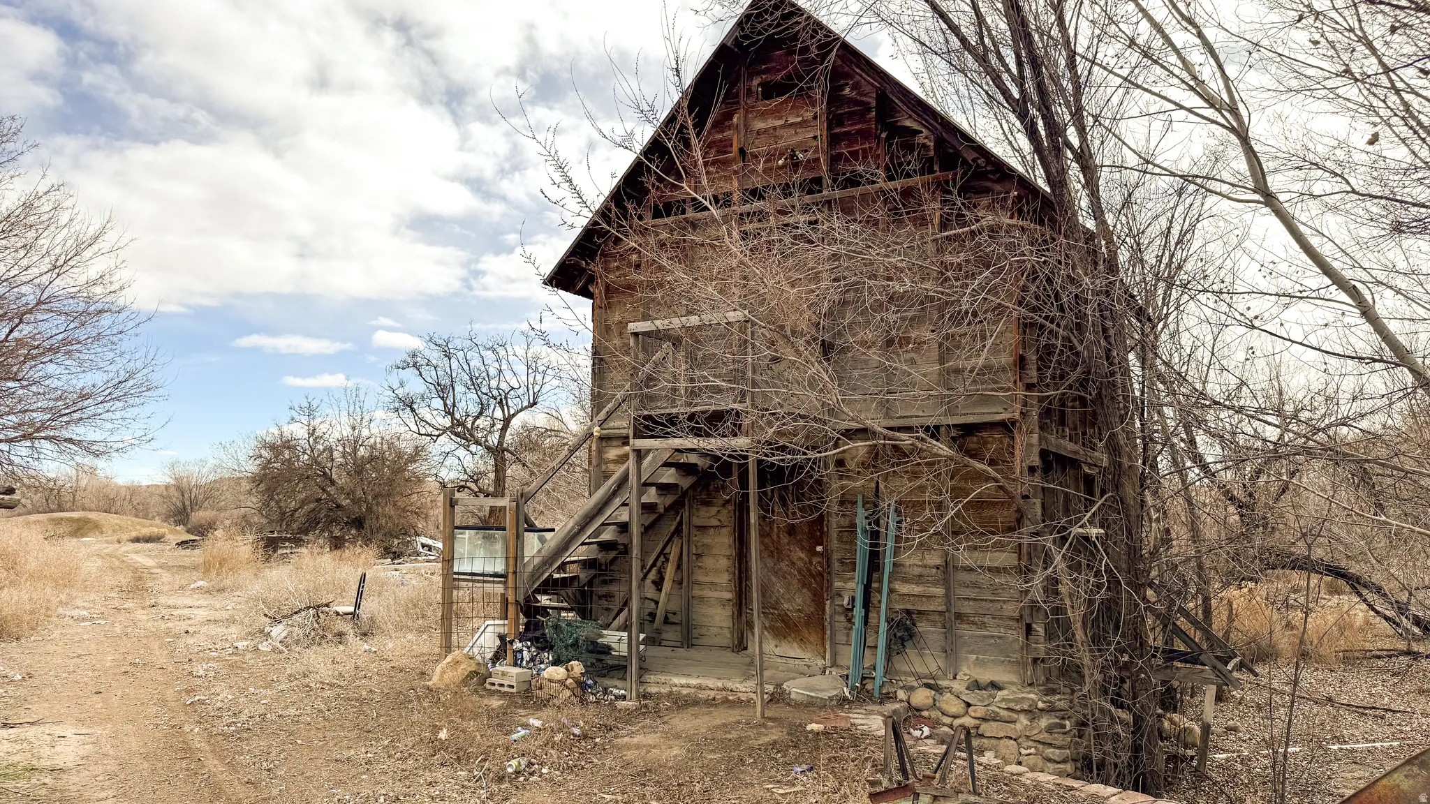 View of old mill building