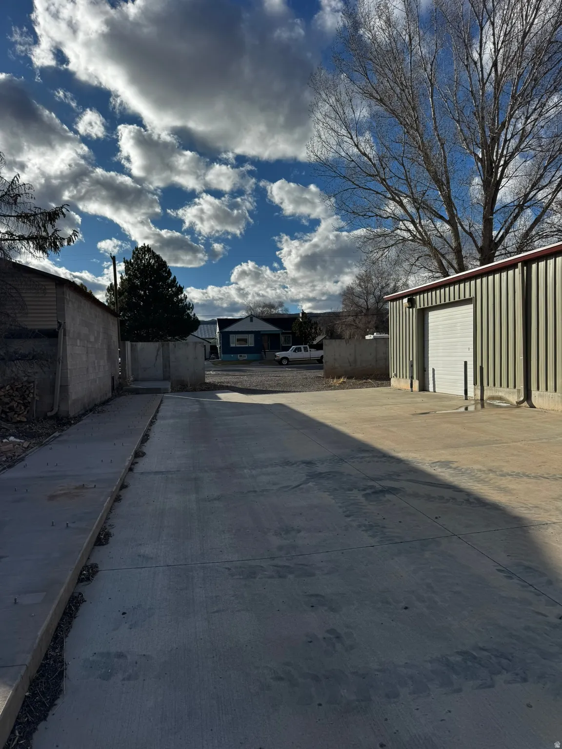 View of concrete road