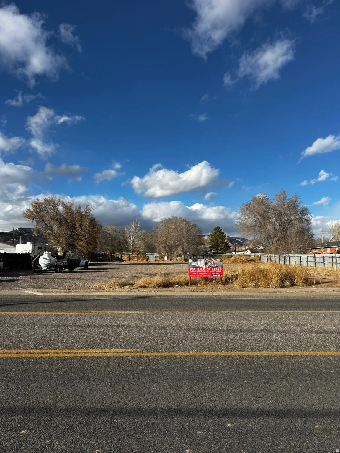 View of asphalt road