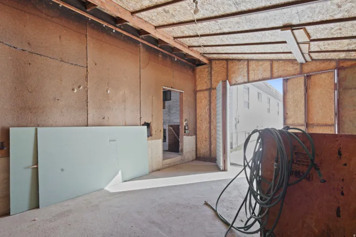 Misc room with concrete flooring
