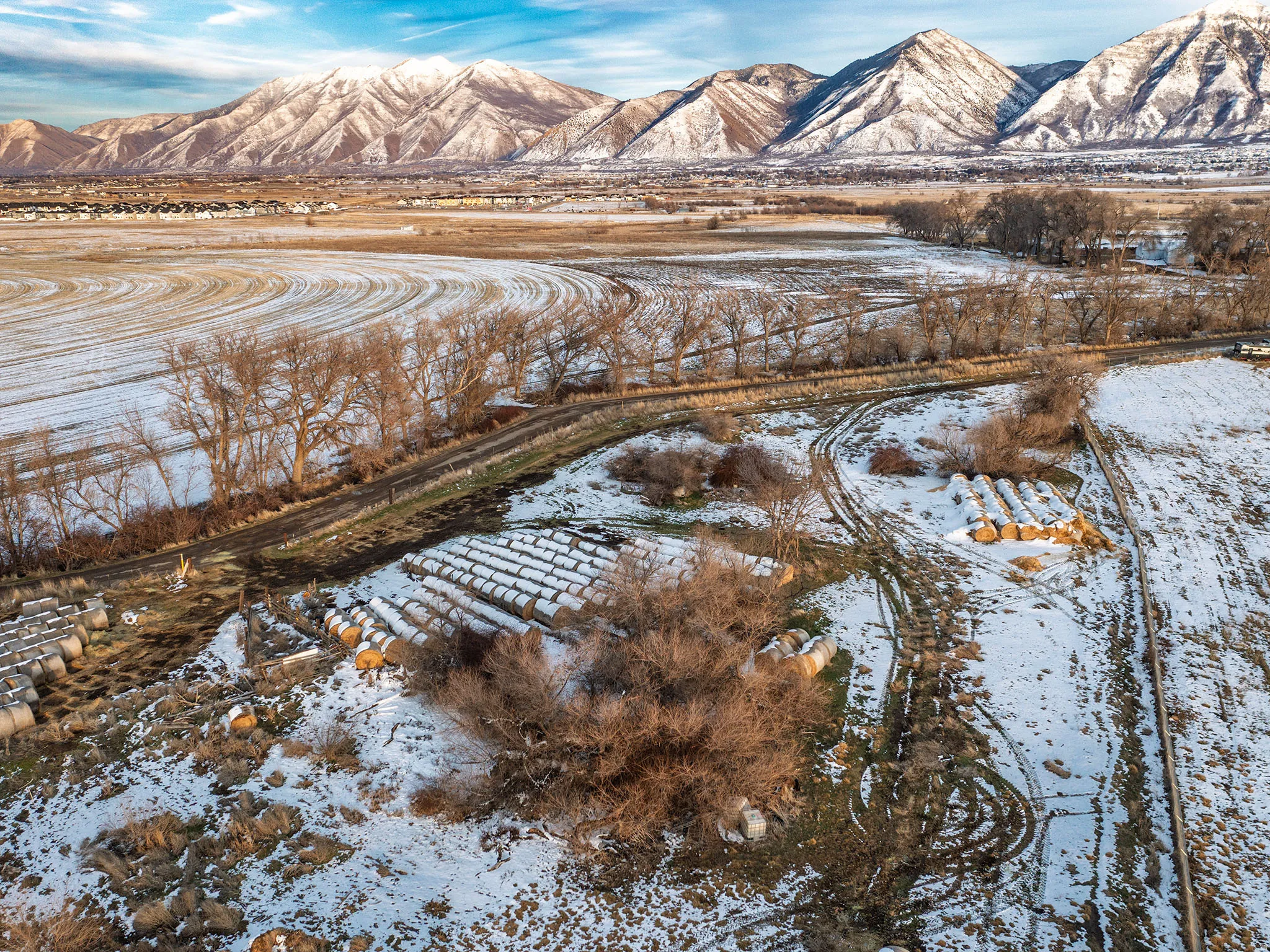 View of mountain background