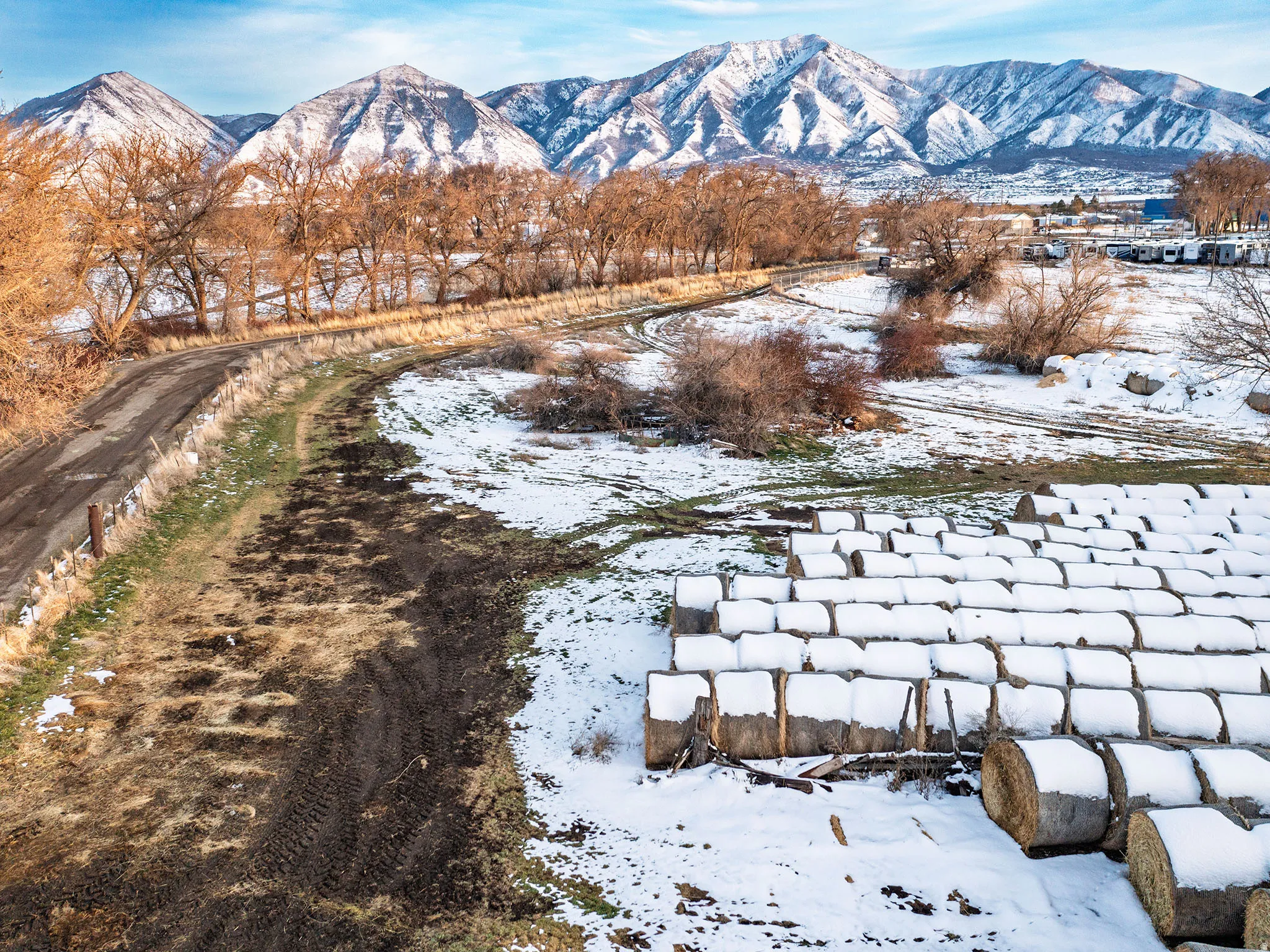 View of mountain backdrop