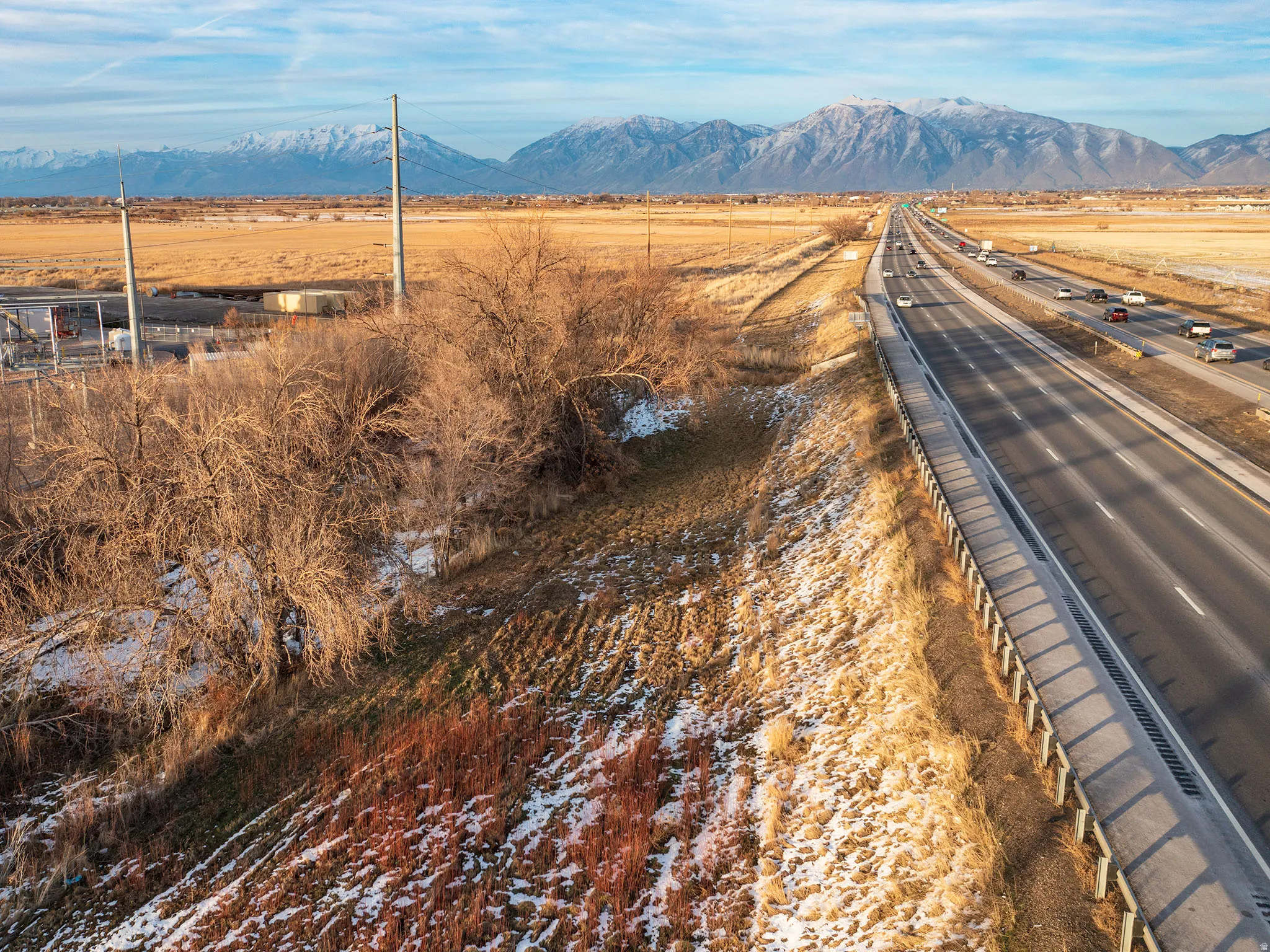 View of mountain background