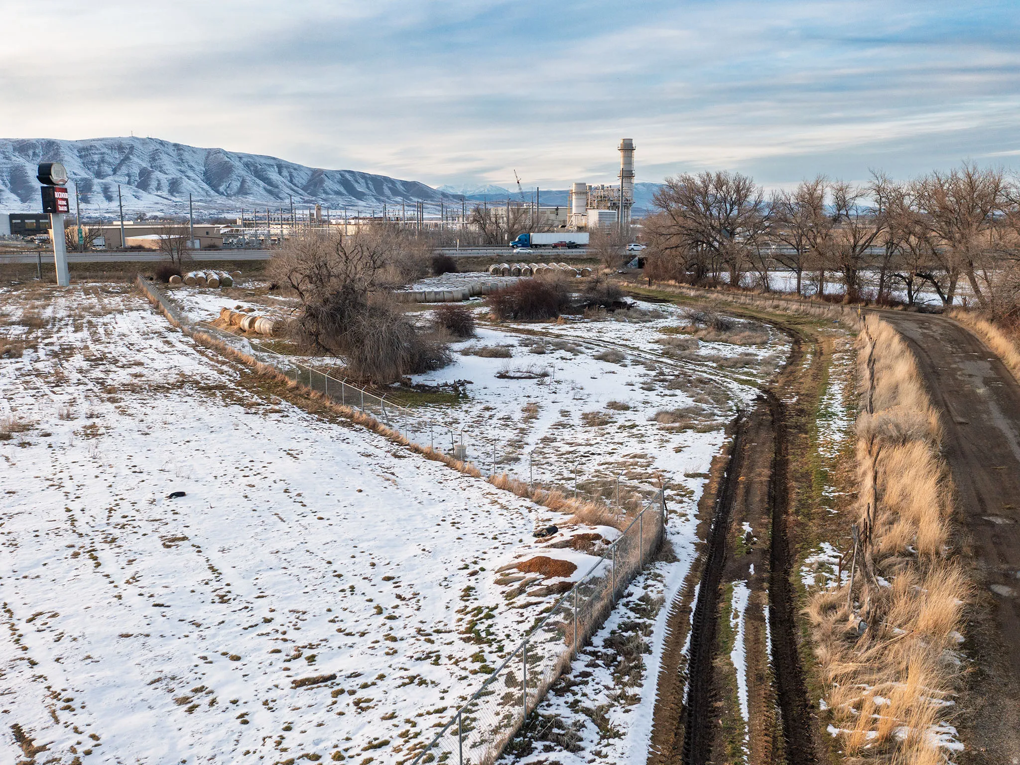 View of mountain background