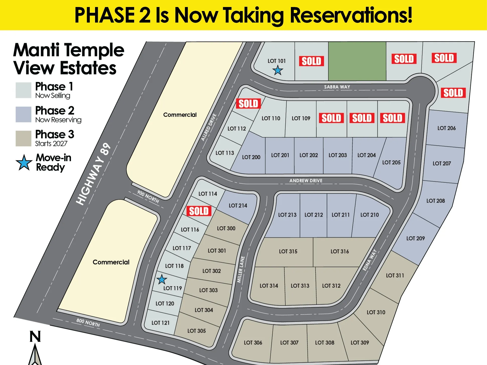 Map showing property parcels