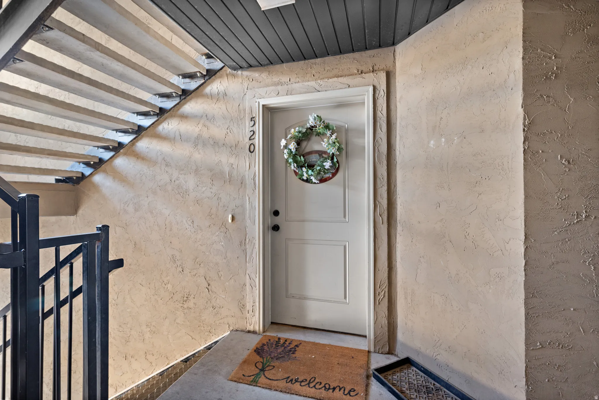 View of exterior entry