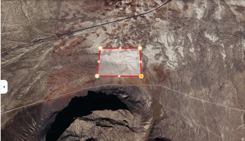 Map / location with property boundaries highlighted