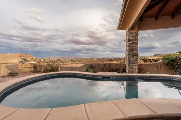 Swimming pool featuring a patio area