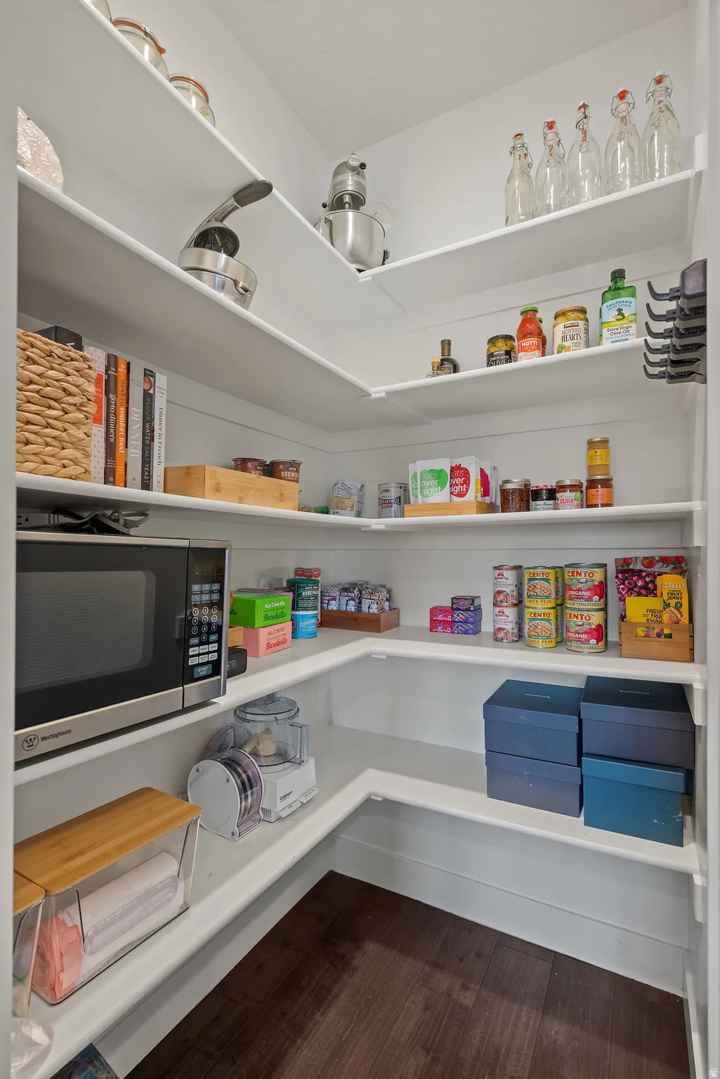 Generous walk in Pantry