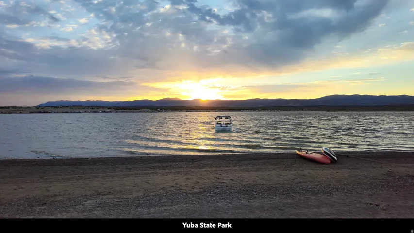 Water view featuring mountains
