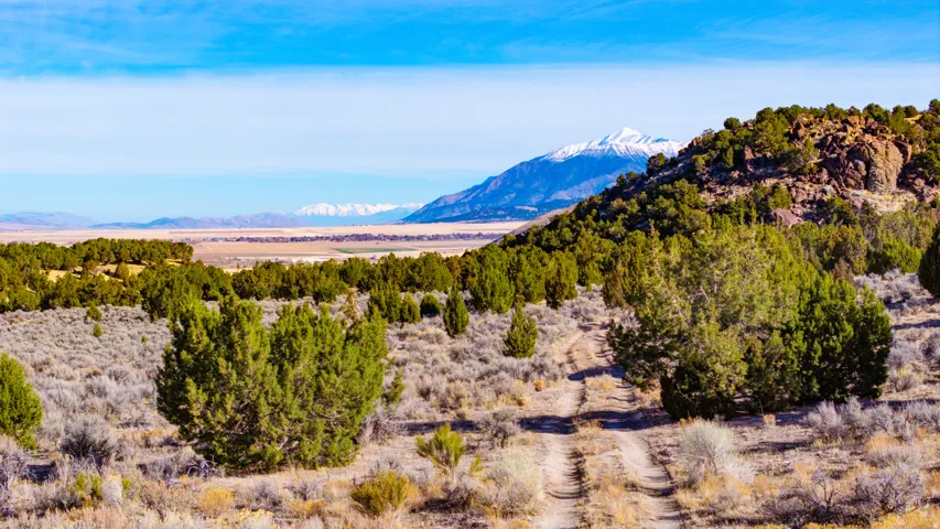 View of mountain backdrop