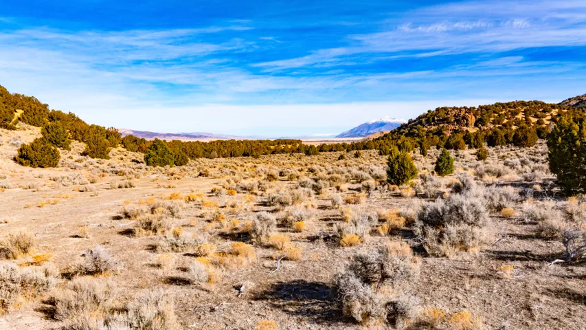 Mountain view with a desert landscape
