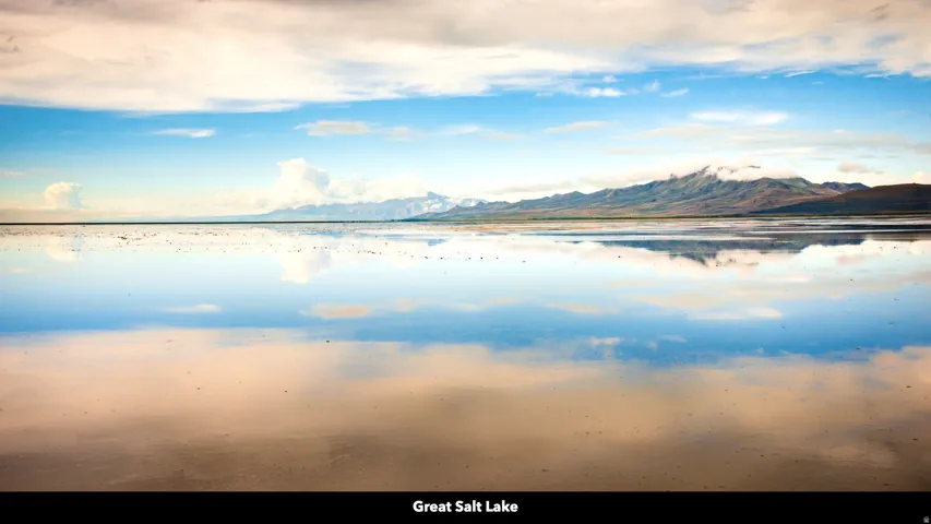 Water view featuring mountains