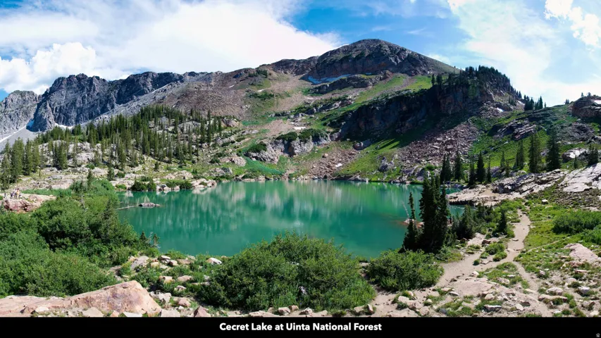 Water view featuring mountains