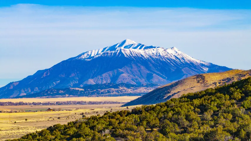 View of mountain backdrop