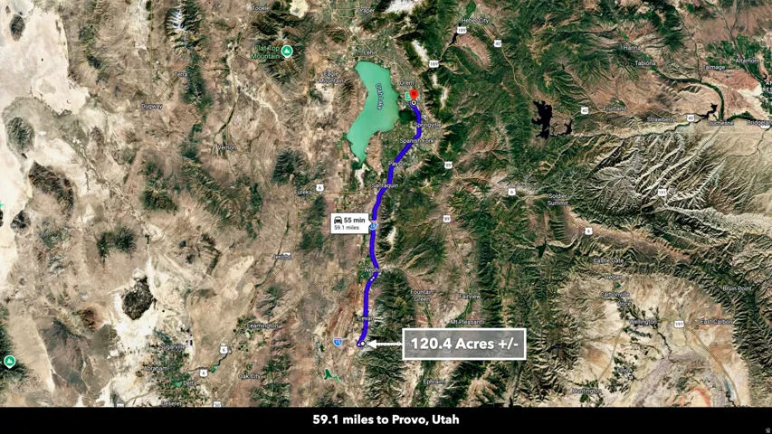 Map / location with property boundaries highlighted