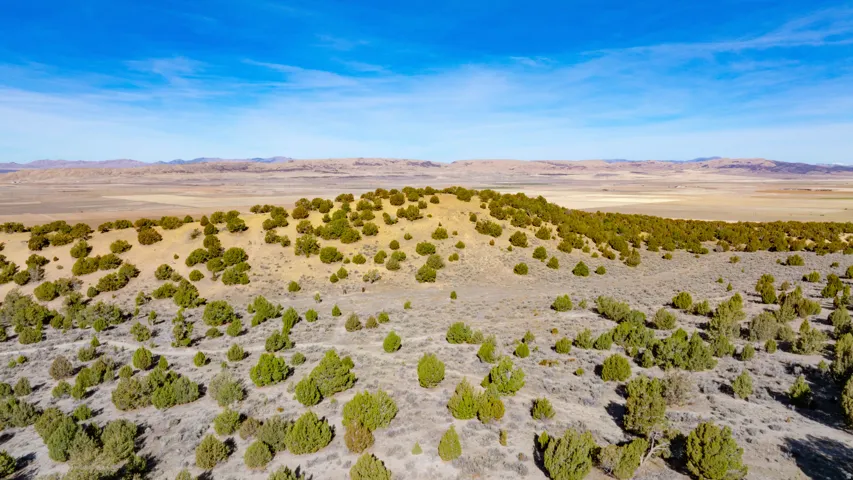 View of mountain background featuring a desert landscape and rural landscape