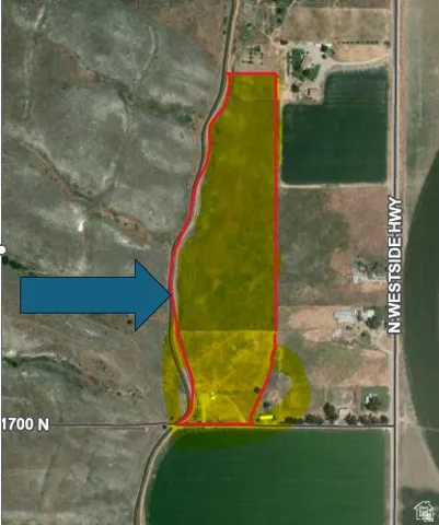 Map / location featuring property parcel outlined