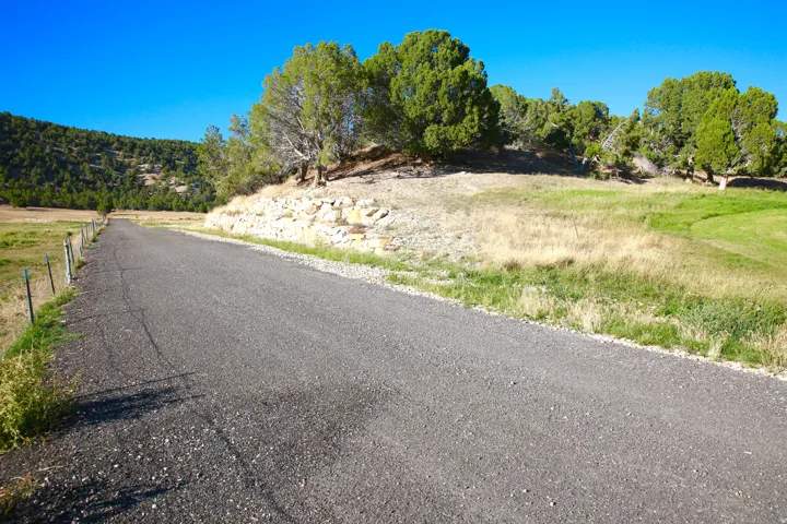 View of asphalt road