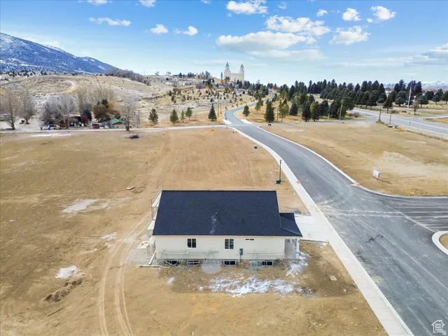 View from above of property
