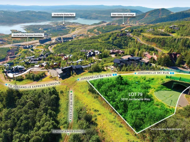 Expansive lot with direct access to Jordanelle Ski Run