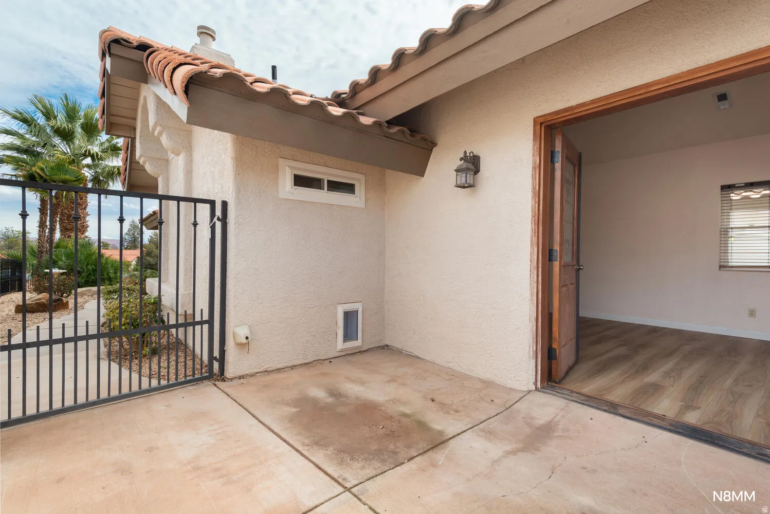 View of principle bedroom patio