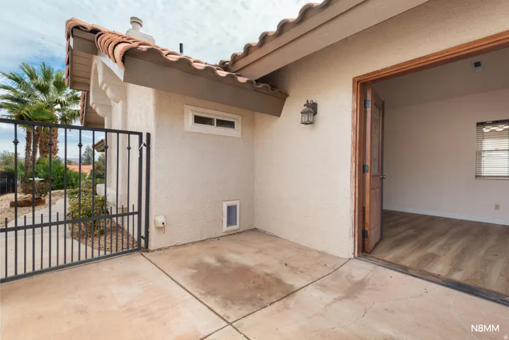 View of principle bedroom patio