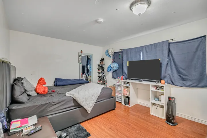 Bedroom featuring light wood-style floors