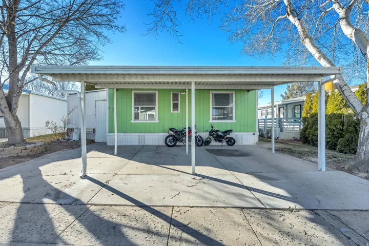 View of front of house with covered porch