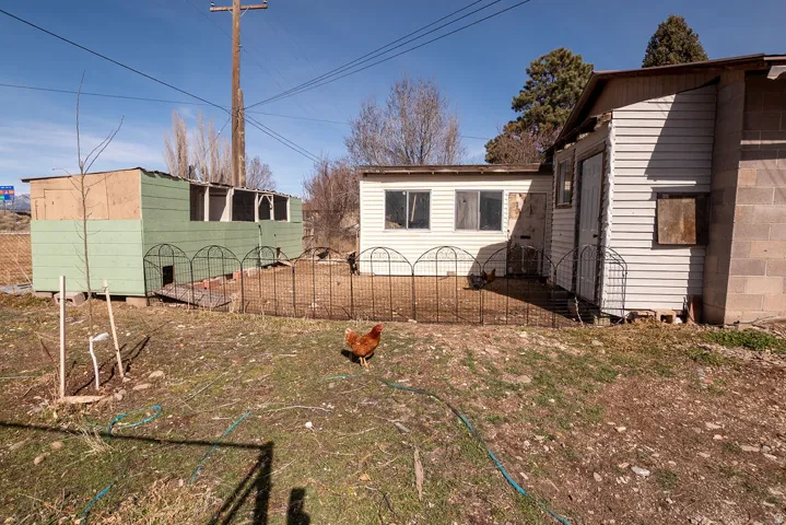 Back of property
