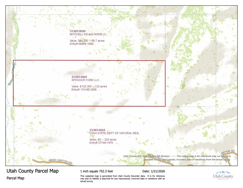 33:003:0021 - Map Parcel 3