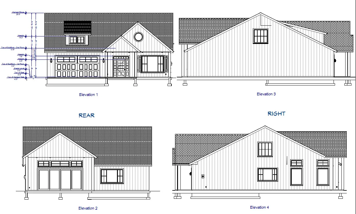 View of marketing collateral with multiple images