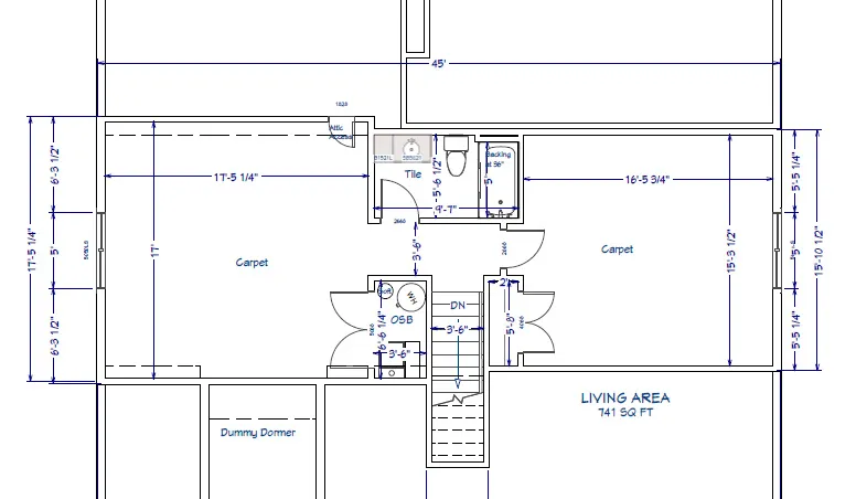 View of floor plan / room layout