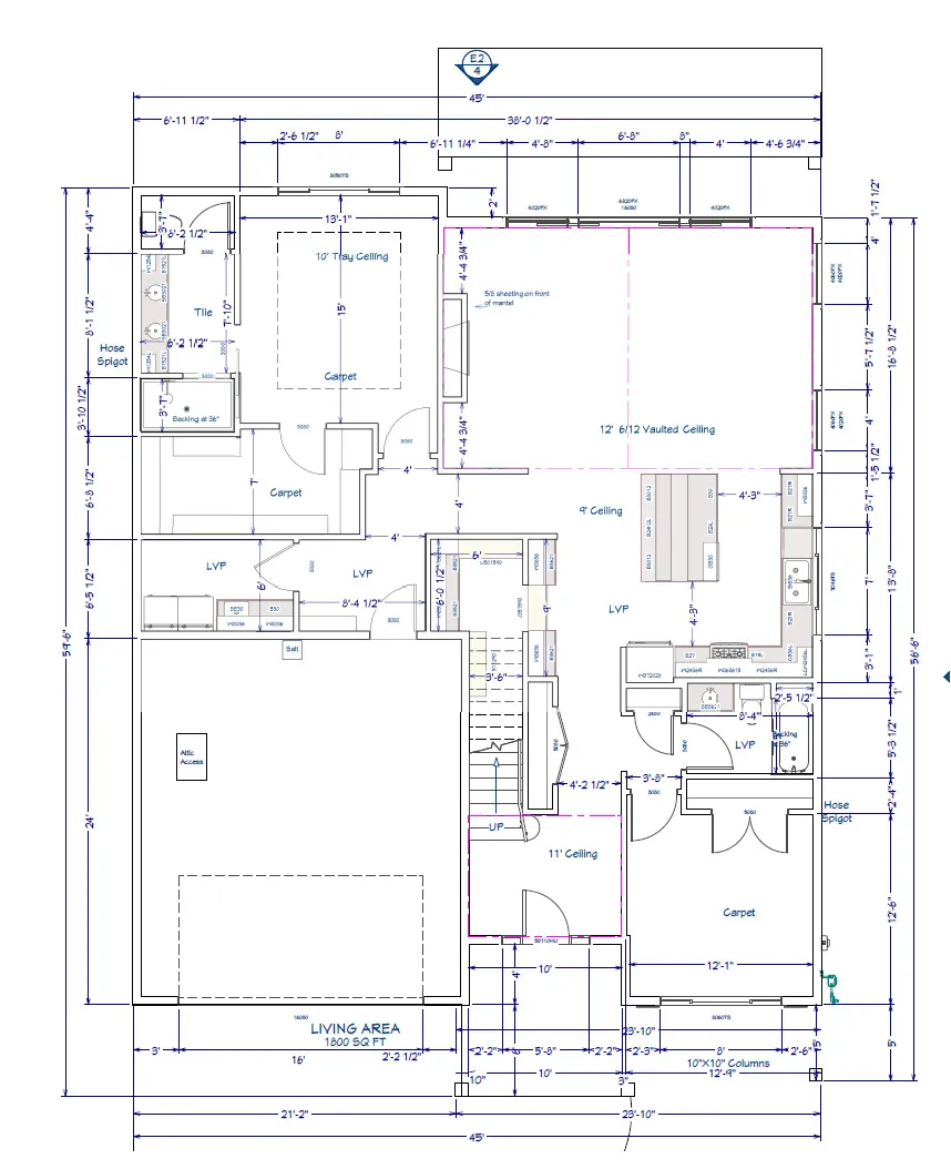View of floor plan / room layout
