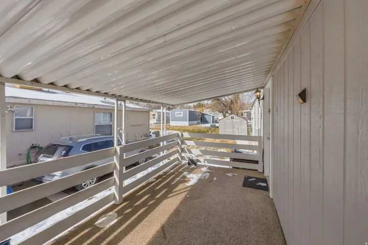 View of patio with a residential view