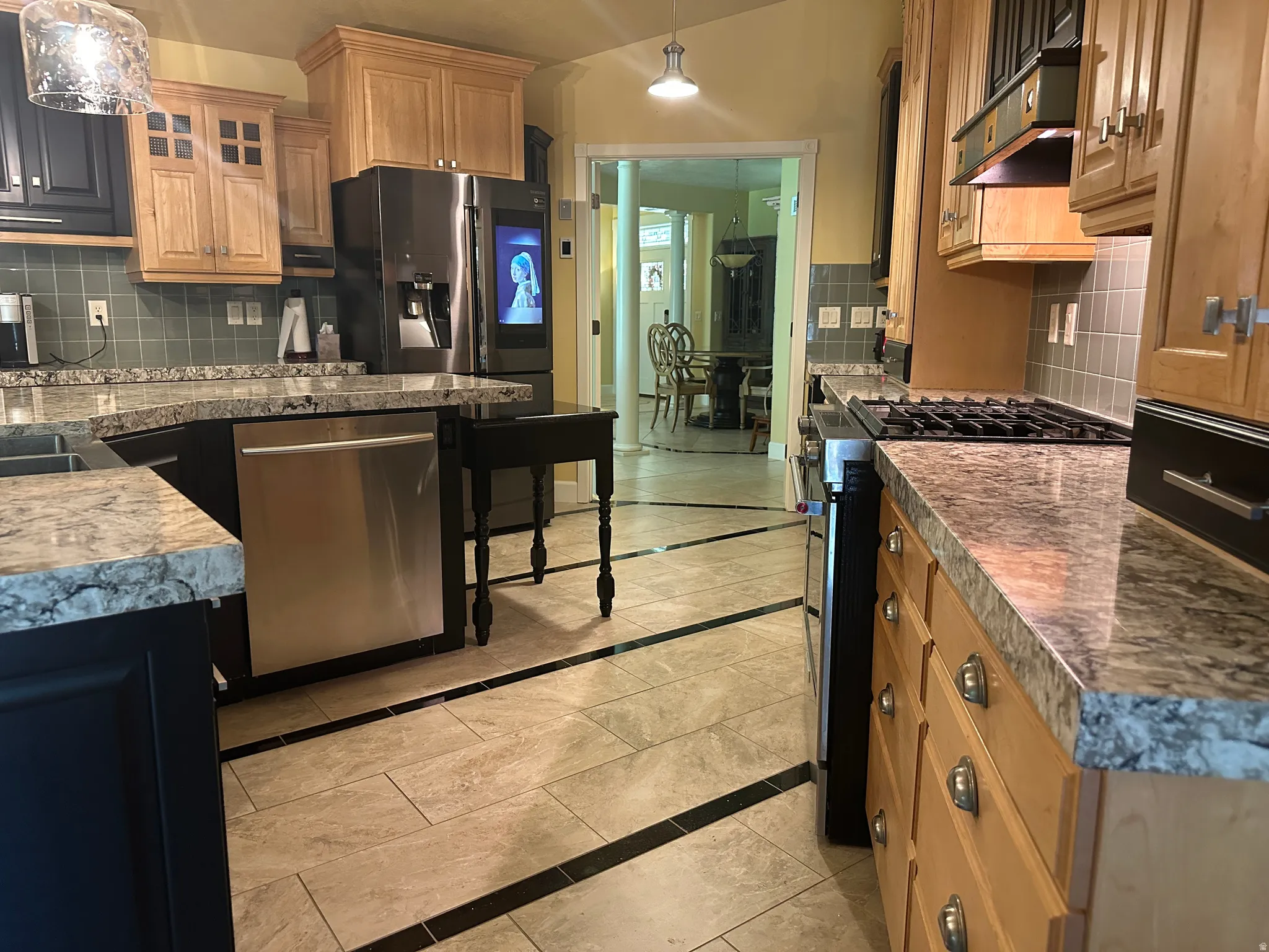 Radiant heated floor