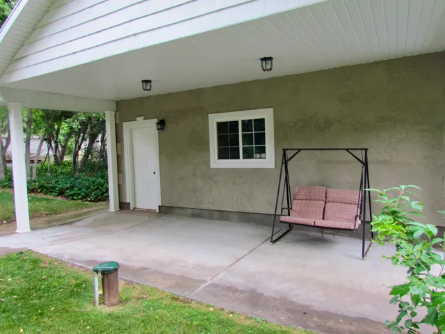 Relax on this patio, and enjoy the views!