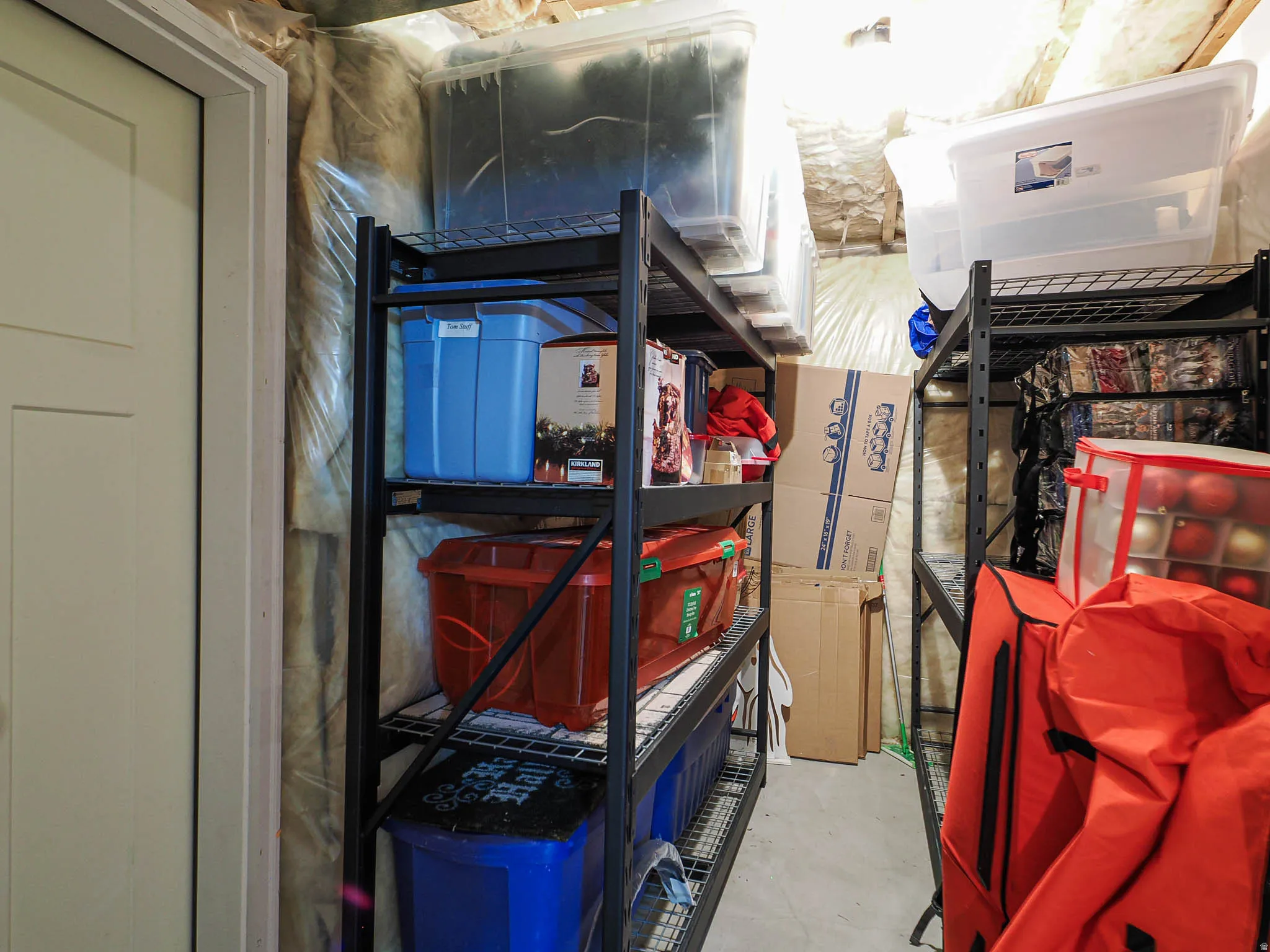 View of storage area