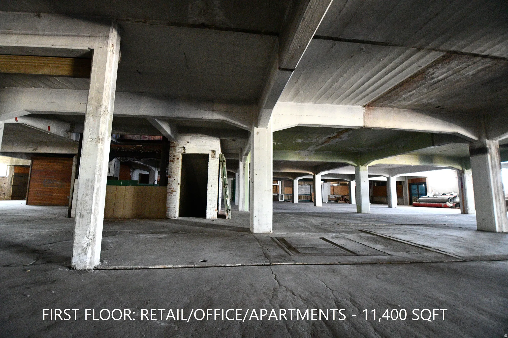 View of parking deck