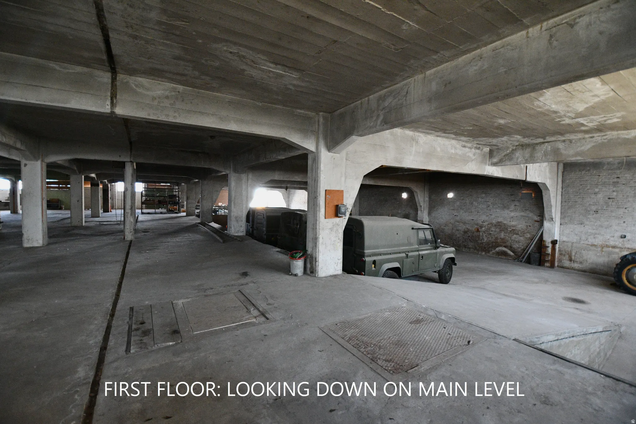 View of parking deck