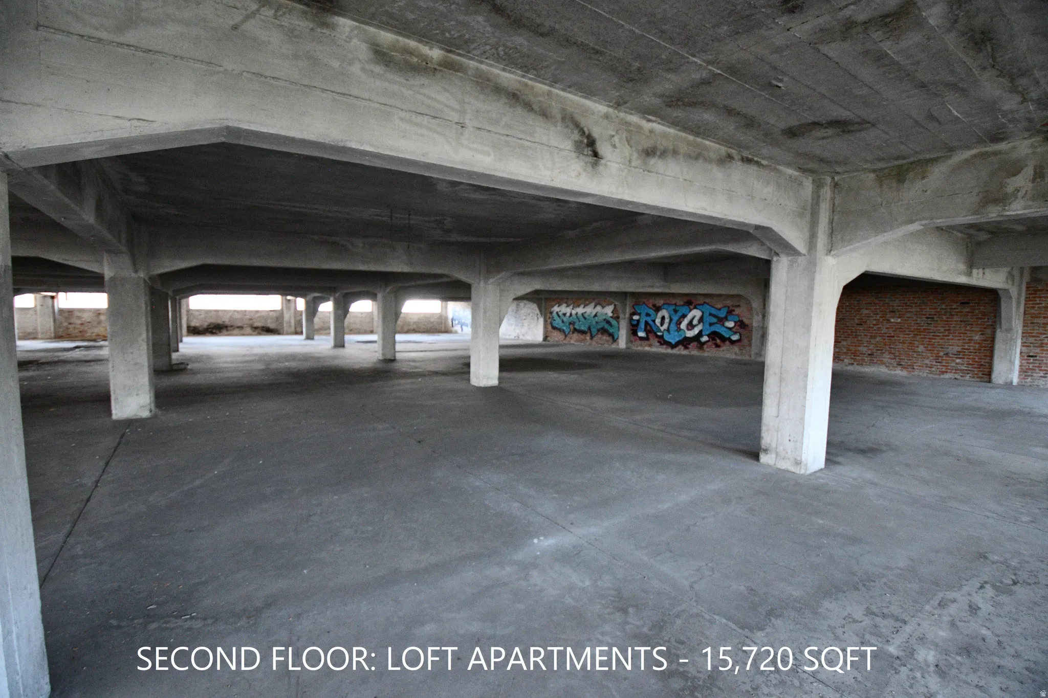 View of parking deck