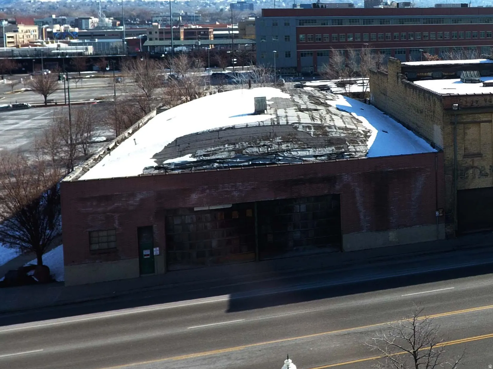 Bird's eye view of mountains