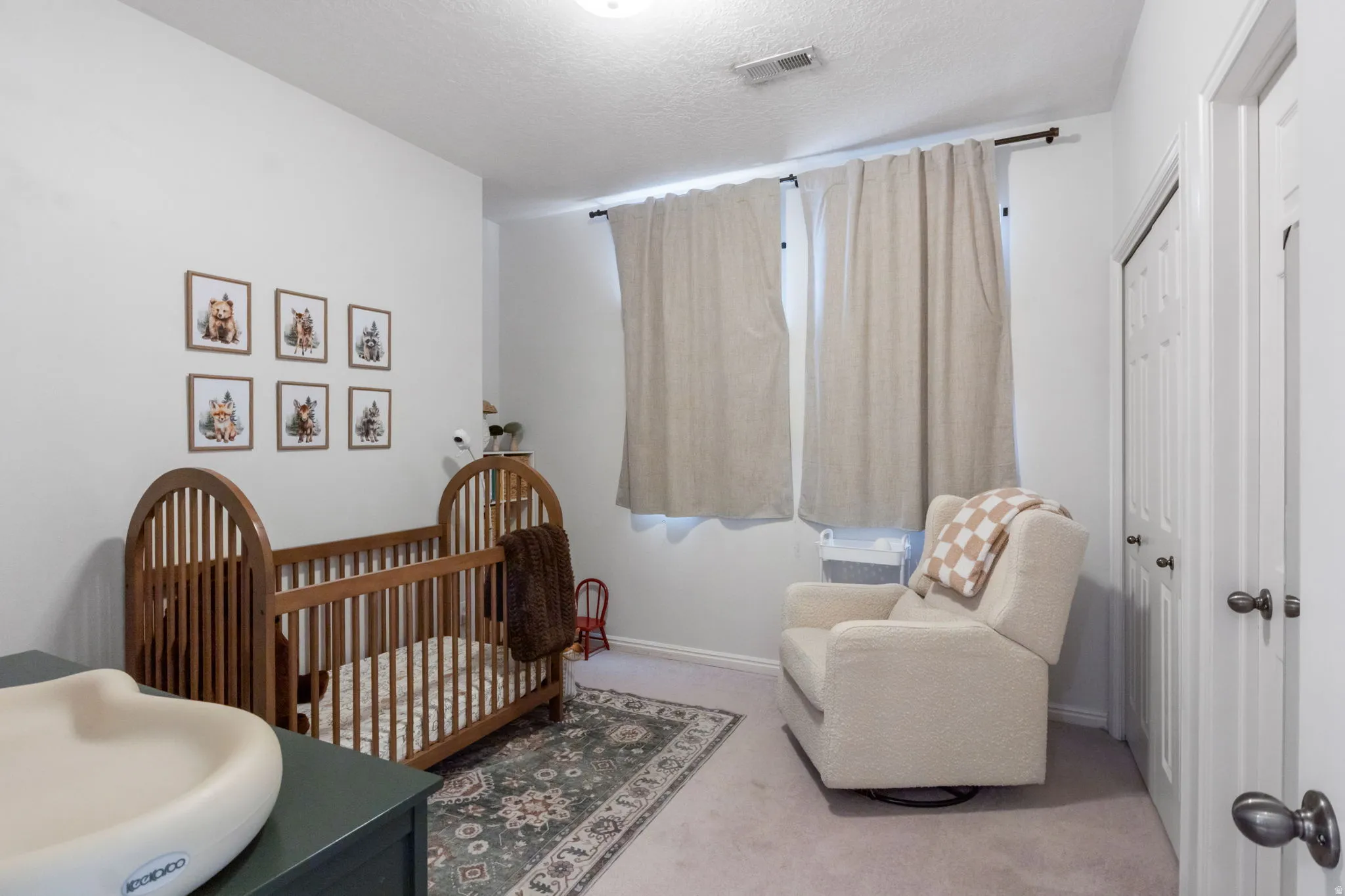 Carpeted  2nd bedroom