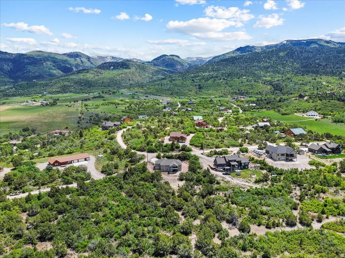 Aerial view of mountains