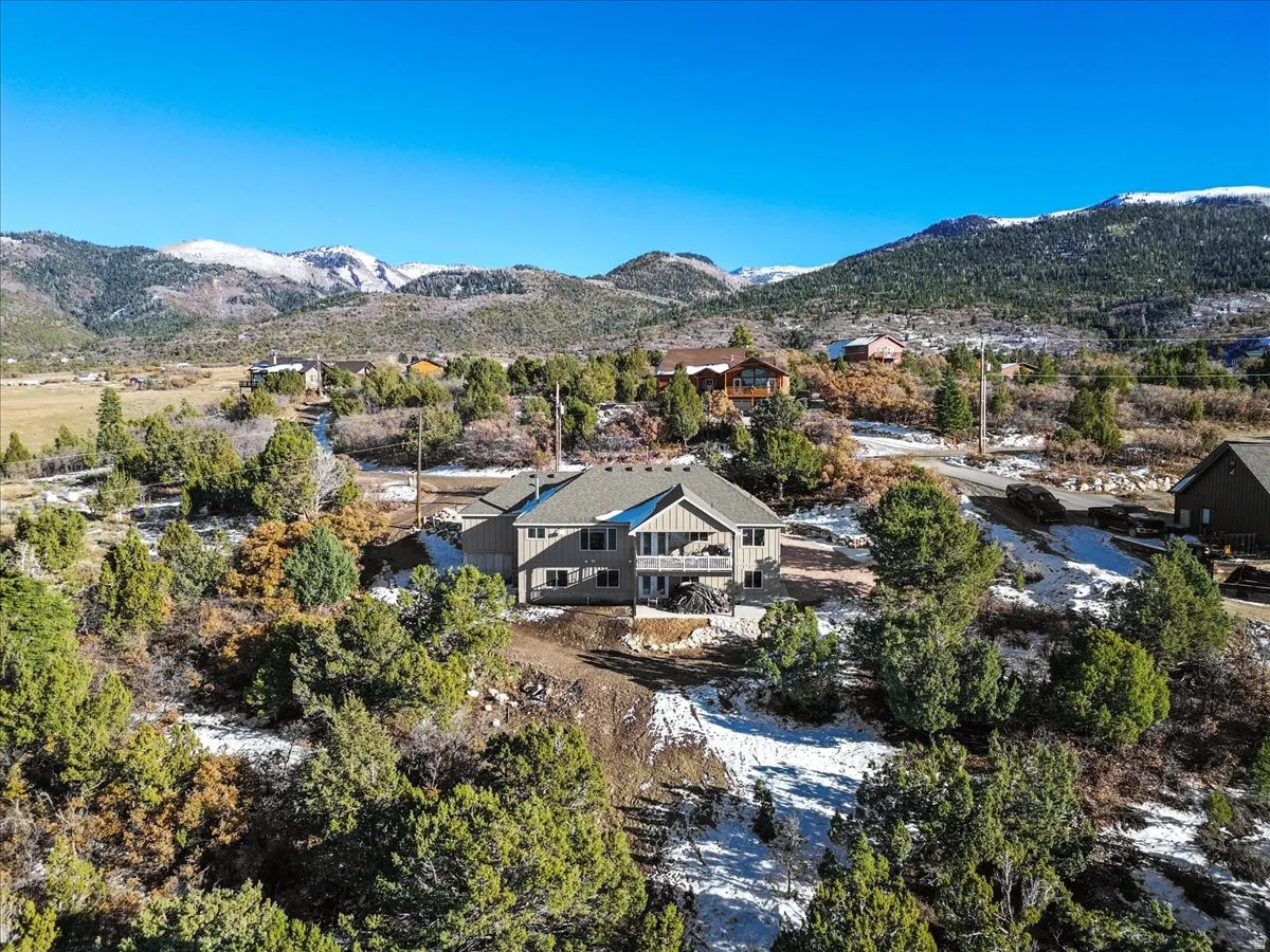 Drone / aerial view of mountains
