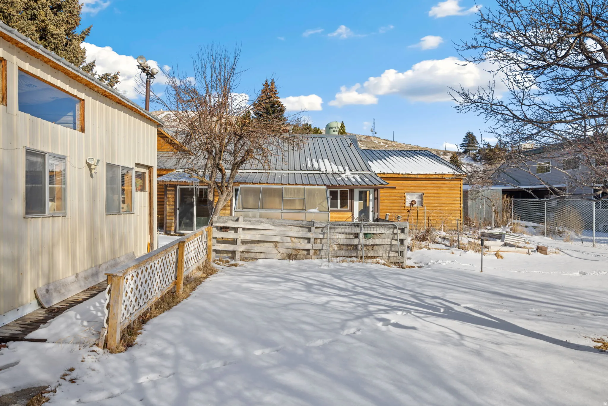 View of snowy yard