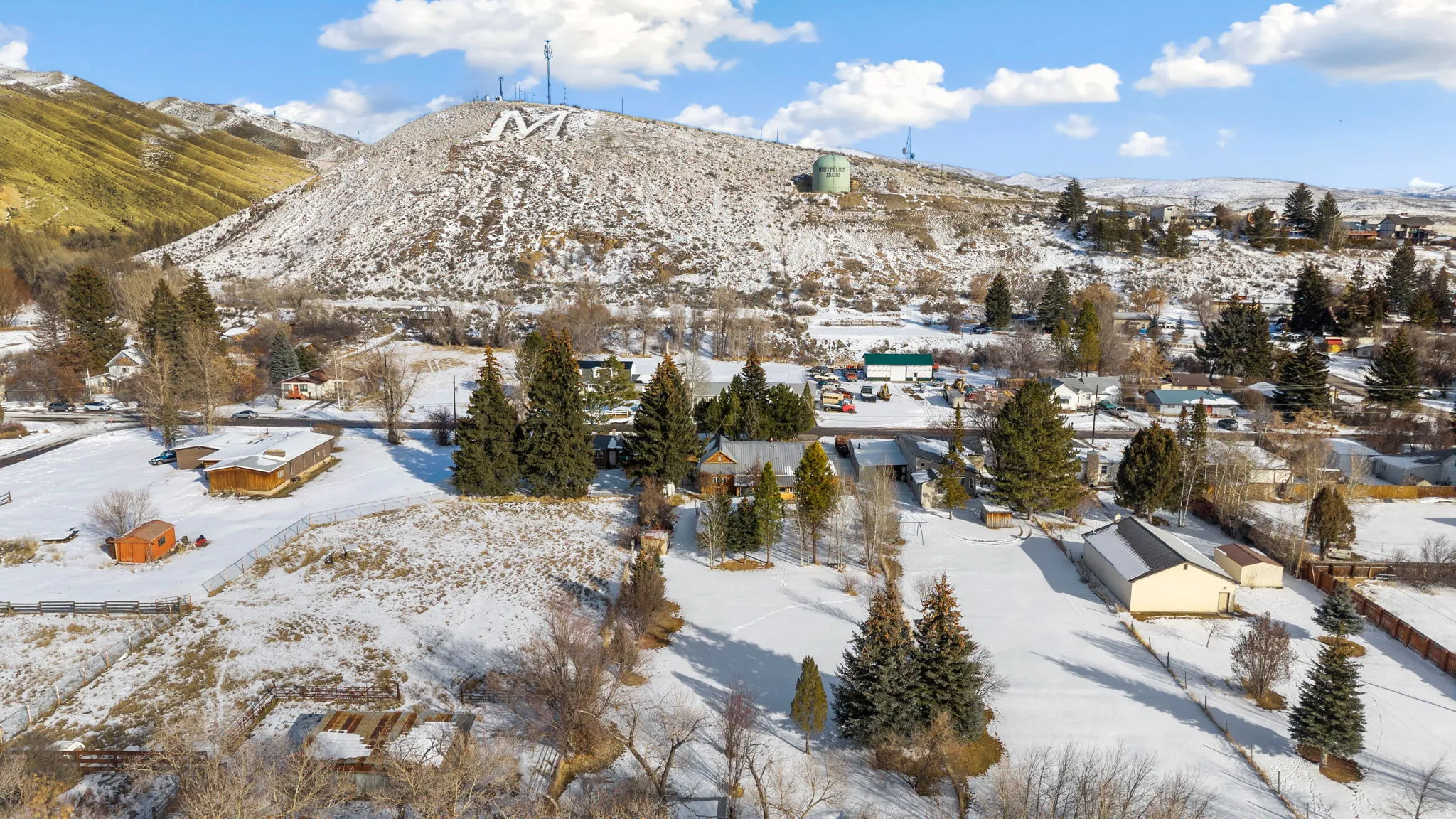 View of mountain backdrop